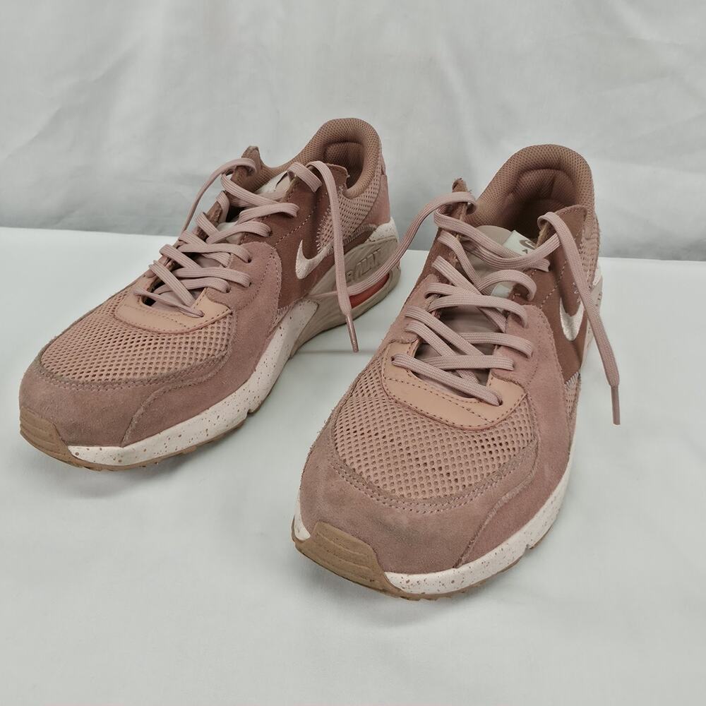 Nike Womens Air Max SC Running Shoes Pink Suede Mesh Sneakers Size 9.5 Workout